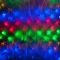 New Year's garland mesh multi-colored