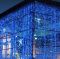 Christmas Garland grid blue